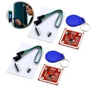 2 Piezas PN532 NFC Module, RFID Module V3, Kit Lector y Escritura de Tarjetas RFID, Compatible con Comunicación I2C, SPI y HSU, Módulo para Diversas Proyectos de Bricolaje y Lectura de NFC