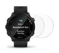 2 piezas por set para protectores de pantalla para relojes inteligentes Garmin Forerunner 55 Arc Edge HD cristal transparente templado fil