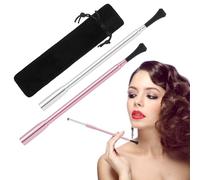 2 Piezas Porta Cigarrillos, Boquilla Cigarrillo, Boquilla Cigarrillo Extensible, Pitilleras Para Cigarrillos Mujer, Boquilla Cigarrillo Larga à la Audrey Hepburn, accesorios de fiesta y cosplay