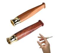 2 Piezas,Porta Cigarrillos De Madera Maciza,Porta Cigarrillos De Madera,Boquilla Para Cigarrillos,Adecuado Para Cigarrillos Normales, Soporte Extraíble y Fácil De Limpiar