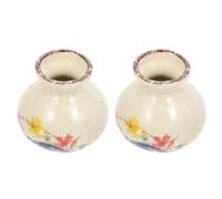 2 Piezas Porta Palillos de Dientes Mini de Jarrón Vintage