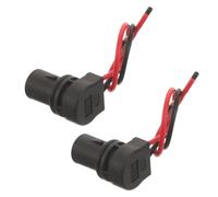 2 Piezas Portalámparas de Intermitente Delantero H21w | Base Negra, Instalación Sencilla, Resistencia al Agua y Polvo, Compatible con Faro Trasero y Señalización