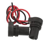 2 Piezas Portalámparas de Intermitente H21w con Base | Conector con Cable para Faro Delantero y Piloto Trasero, Negro, Resistente al Agua Polvo