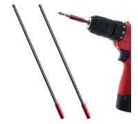 2 Piezas Portapuntas de Taladro Eléctrico 300 mm, Portapuntas Magnético 1/4", Vástago Hexagonal Magnéticas, Alargador Puntas Atornillador, para Mayoría de Taladros Eléctricos