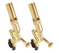 2 Piezas Portátil para Cartucho de Gas, Cabezal Ajustable | Control de Llama, Salida Estable, Cobre y Aleación, Uso en Interior, Camping y Fontanería