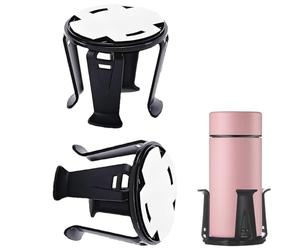 2 Piezas Portavasos para Coche, Accesorios Universales for el Lnterior del Automóvil,Autoadhesivos Y Soporte para Botellas para Interior de Coche,Soporte Interior para Bebidas,Estantes para Tazas