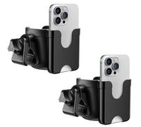 2 Piezas Portavasos para Cochecito,Guiseapue Portavasos para Bebidas y café con Caja de Almacenamiento para teléfono, Universal Portabotellas Silla de Paseo para Bicicletas, San Valentin Regalos Mujer