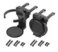 2 Piezas Posavasos Coche, Plegable Car Cup Holder Abertura De Ventilación, Universal Organizador Tazas Gadgets Coche para Tazas De Café,Tazas,Bebidas (Negro)