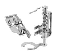 2 Piezas Prensatelas de Metal con Punta Abierta para Acolchado de Movimiento Libre, para Brother, Singer, Babylock, Janome y Más Máquinas Coser Accesorios Costura