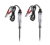 2 Piezas Probador de Circuito Set, Automático Probador de Continuidad, 6V 12V 24V DC Portátil Comprobador de Circuito de Cable Eléctrico para Sistemas de Baja TensióN, Interruptores, Fusibles y Cables