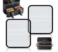 2 Piezas Protección Contra Salpicaduras de Malla Fina de Acero Inoxidable para Cosori Airfryer 8,5 L/Dual Blaze TwinFry 10 L, Para Cosori CAF-R901-AEU 8.5L, accesorios Cosori Airfryer,Reutilizable