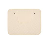 2 Piezas Protector Asiento Coche Respaldo para BYD Dolphin 2025, Cuero Protector Respaldo Asiento Coche Antisuciedad Antipatadas Almohadilla,Beige
