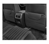 2 Piezas Protector Asiento Coche Respaldo para Suzuki Swift 2005-2012, Cuero Protección para la Parte Trasera de los Asientos Alfombrilla,Black