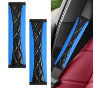 2 Piezas Protector Cinturon Coche, para Chien pour VW Sharan Seat Alhambra 2010-2022 Protector De CinturóN De Seguridad ExtraíBle para Adulto Niños Protegen Hombro Cuello,B