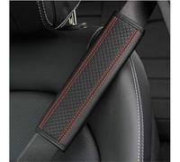 2 Piezas Protector Cinturon Coche para Mercedes Benz V Klasse W447 V250 V300 2019 2020 2021 2022, Seat Belt Pad Funda Protector Funda Cinturon Coche,Red and bla-CK