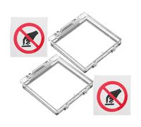 2 Piezas Protector de Interruptor de Botón Pulsador Cuadrado | Diseño Removible y Elevado, Cubre Botones de Ascensor y Servidor, Adecuado para Oficinas y Espacios Públicos