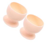 2 Piezas Protector de Pomo de Puerta para Pared de Silicona Rosa | Ventosa Flexible y Resistente al Impacto, Reducción de Ruido, Uso Detrás del Pomo Silla