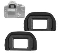 2 Piezas Protector de Visor de Repuesto Compatible con Canon EF EOS 300D 350D 400D 450D 500D 550D 600D 1000D 1100D 700D 100D 100D, Reemplaza el Ocular EF Eyepiece Eye Cup Viewfinder (Negro)