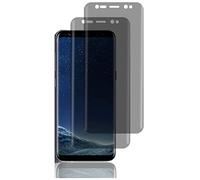 Hkess 2 Piezas Protector Pantalla de Privacidad para Samsung Galaxy S8 - Anti-espía Cristal Templado 3D Cobertura Completa, Anti Spy Vidro Templado 9H dureza Screen Protector
