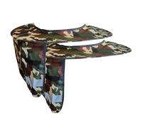 2 Piezas Protector Solar para Sombrero Duro - Parasol Casco Seguridad Protector, Parasol De Cuello De Malla De ala Completa, Solar para Casco Obra Protector con Alta Visibilidad Y Reflectante