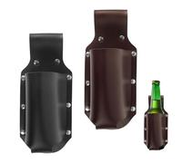 2 Piezas PU Funda para Cerveza, Impermeable Cinturon Cerveza Latas Adecuado para Alimentos enlatados, Cerveza, Bebidas, etc, Adecuado para Deportes al Aire Libre,Accesorio para Cerveza