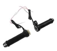 2 Piezas Puños Calefactables 12 V 22mm, Goma ABS Negro | Temperatura Alta 60-75 °c y Baja 45-60 °c, para Manos Protegidas en Rutas Frías