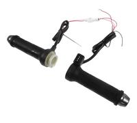 2 Piezas Puños Calefactables para Motocicleta 12 V, Goma ABS Negro | Temperatura 45-60 °c y 60-75 °c, Instalación Fácil, para Manos y Control en Invierno