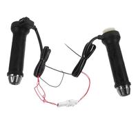 2 Piezas Puños Calefactables para Motocicleta 12v, ABS y Goma, Negro | Control de Calor Agarre, 45-60°c y 60-75°c, para Manillares de 22mm