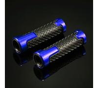 2 Piezas Puños de Manillar de Moto para Honda CB600F Hornet CB900F Hornet CB 600 900 2002-2024, Moto Empuñadura Manillar Motocicleta,Blue
