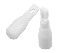 2 Piezas Punta de Bastón para Ciegos Luminosa de Plástico Blanco