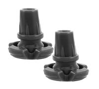 2 Piezas Punta de Goma para Bastón de Cuatro Puntas | Goma, Diámetro Interior 2,2cm, para Trekking y Muleta, Uso en Montaña y Exterior
