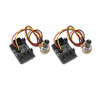 2 Piezas PWM PC Case Cooling Fan Hub, 3 Pin 4 Pin PC Fan Controller Fan Adapter con 6 Pin Power Port Potenciómetro Extension Cable 30CM