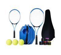 2 Piezas Raqueta de Tenis Entrenador Solo Pelotas Equipo Portátil Entrenamiento Auto Práctica Ligero Adecuado para Adolescentes y Adultos, Estilo G