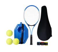 2 Piezas Raqueta de Tenis Entrenador Solo Pelotas Equipo Portátil Entrenamiento Auto Práctica Ligero Adecuado para Adolescentes y Adultos, Estilo F
