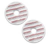 2 piezas recambio de microfibra para Vileda Spin and Clean Mop, cabezal de fregona de repuesto compatible con escoba Vileda Spin Mop y conjunto de cubos (rojo)