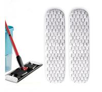 2 Piezas Recambio mopa Repuesto para Vileda H2PrO/ O-Cedar H2PrO, Almohadillas de Microfibra Lavables y Reutilizables para Todo Tipo de Suelos Duros