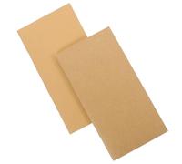 2 Piezas Recambios para Cuaderno de Viaje de Papel | Inserto Encuadernación Pequeña, para Notas de Oficina y Clase, Diario Recargable, Tapa Lisa