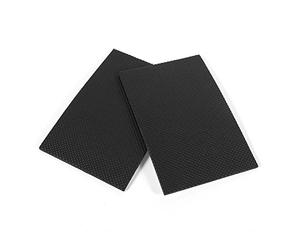 2 Piezas Rectángulo Negro Antideslizante Autoadhesivo Almohadillas de Goma para Pies Protectores Muebles para Gabinetes Pequeños Electrodomésticos Electrónica Marcos de Fotos Muebles Cajones Armarios