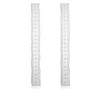 2 Piezas Regla de Borde Irregular, Regla de Metal para Manualidades 21,3 x 2,5 cm Regla de Rasgado de Papel Reglas de Medición para Repujado Fabricación de Tarjetas Troqueles de Corte