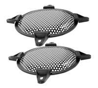 2 Piezas rejilla del altavoz cubierta de la parrilla del altavoz hablar Altavoces protector de altavoz malla de parrilla de altavoz Gran hoyo tapa de protección auto bajo reja
