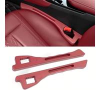 2 Piezas Relleno Hueco Asiento Coche para Ford Puma 2019-2022 2023 2024 2025, Organizador Relleno Huecos Tapón de Espacio de Asiento de Coche Almohadilla Relleno,B/Red