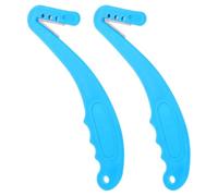 2 Piezas Removedor de Etiquetas de Oreja Cuchilla de Acero | Mango Ergonómico de Plástico, 52 Gramos, para Cerdos y Cierres, Gestión en Establo
