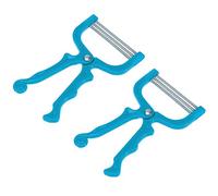 2 Piezas Removedor de Vello Facial Manual Depiladoras de Vello para La Cara Enhebrador de Pelo de Primavera Extractor de Pelo de Cuerpo Completo Desplumador Herramientas de