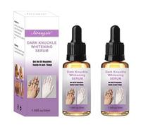[2 piezas] Removedor Nudillos Oscuros La Mano | Crema Blanqueadora Para Pieles Negras | Aceite Esencial Para Blanquear Nudillos Oscuros | Sueros Luminosos Correctores Manchas Para Tópicos Descoloridos