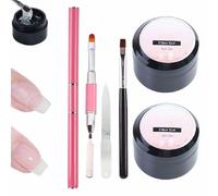 2 piezas Reparación de uñas Nail Repair Gel,Transparente kit reparador de uñas para uñas naturales partidas,Reparación de uñas dañadas,Gel reparador instantáneo de uñas agrietadas