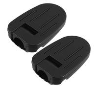 2 Piezas Reposapiés de Triciclo para Adaptador de Pedales Negro | Plástico Antideslizante, Amplia Compatibilidad, Uso Exterior, para Triciclo Infantil y Paseos Casuales