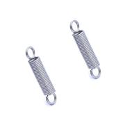 2 Piezas Resortes De Extensión Con De Doble Gancho Muelle, Longitud Libre 70mm, Diámetro Del Cable 1,5mm, Diámetro Exterior 15mm