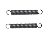2 Piezas Resortes De Extensión Con Gancho Muelle 120mm, Diámetro Del Cable 2,5mm, Diámetro Exterior 16mm
