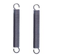 2 Piezas Resortes De Extensión Con Gancho Muelle 300mm, Diámetro Del Cable 3,0mm, 25mm Diámetro Exterior