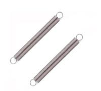2 Piezas Resortes De Extensión Con Gancho Muelle, Longitud Libre 100mm, Diámetro Del Cable 0,5mm, Diámetro Exterior 8mm